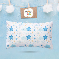 🍄 Housse de Couette Bébé Premium Double Face "Nuit Etoilée" (Housse - 115x130cm - + 1 TO - 30x50 cm - ) - Un Luxe pour Votre Bébé 🍄// Collection 'Berçeaux de Rêves' ! ✨ - Couette & Housse de Couette Dwirty Maroc