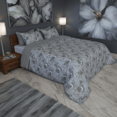 Housse de Couette Double Face Jacquard Ball Gris – Élégance & Douceur // Collection Spéciale Mariage - Couette & Housse de Couette Dwirty Maroc