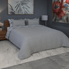 Housse de Couette Double Face Jacquard Ball Gris – Élégance & Douceur // Collection Spéciale Mariage - Couette & Housse de Couette Dwirty Maroc