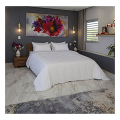 Housse de Couette Double Face Jacquard Balls Blanc – Élégance & Douceur // Collection Spéciale Mariage - Couette & Housse de Couette Dwirty Maroc