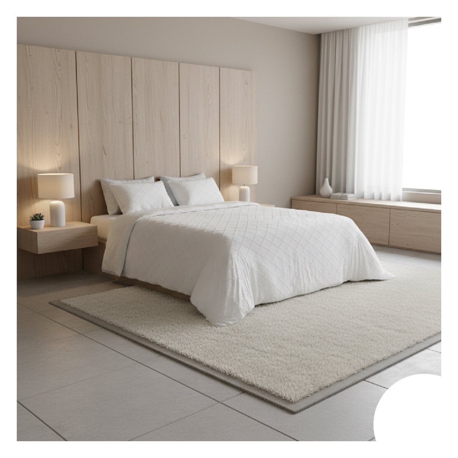 Housse de Couette Double Face Jacquard Diamond Blanc – Élégance & Douceur // Collection Spéciale Mariage - Couette & Housse de Couette Dwirty Maroc