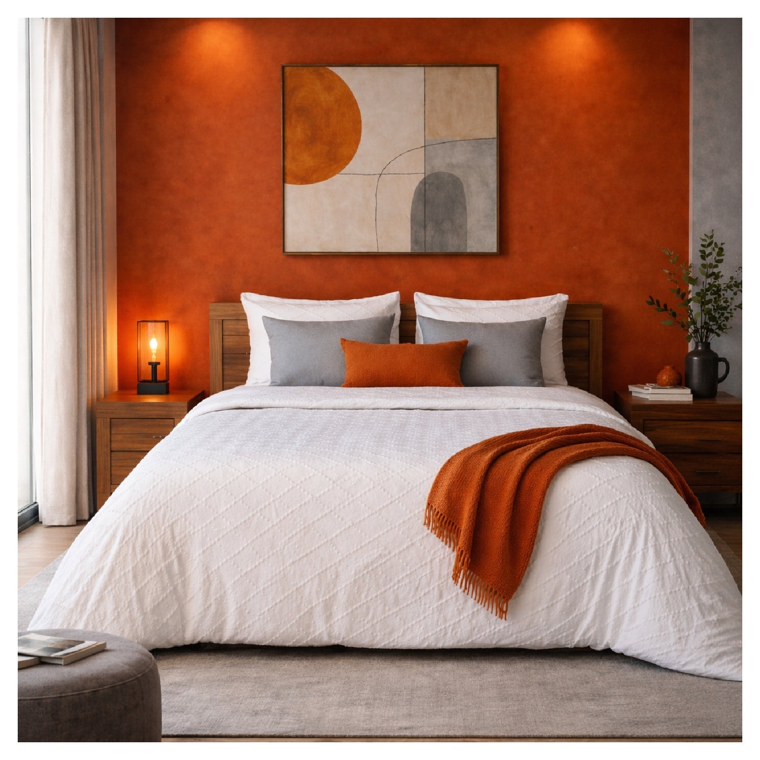 Housse de Couette Double Face Jacquard Diamond Blanc – Élégance & Douceur // Collection Spéciale Mariage - Couette & Housse de Couette Dwirty Maroc