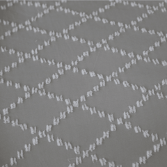 Housse de Couette Double Face Jacquard Diamond Gris – Élégance & Douceur // Collection Spéciale Mariage - Couette & Housse de Couette Dwirty Maroc