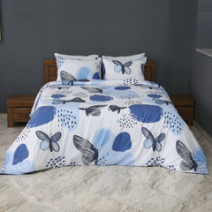 Housse de Couette Double Face Nuit Moderne – Summer Butterfly / Un été, deux ambiances. - Couette & Housse de Couette Dwirty Maroc