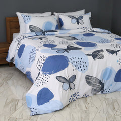 Housse de Couette Double Face Nuit Moderne – Summer Butterfly / Un été, deux ambiances. - Couette & Housse de Couette Dwirty Maroc