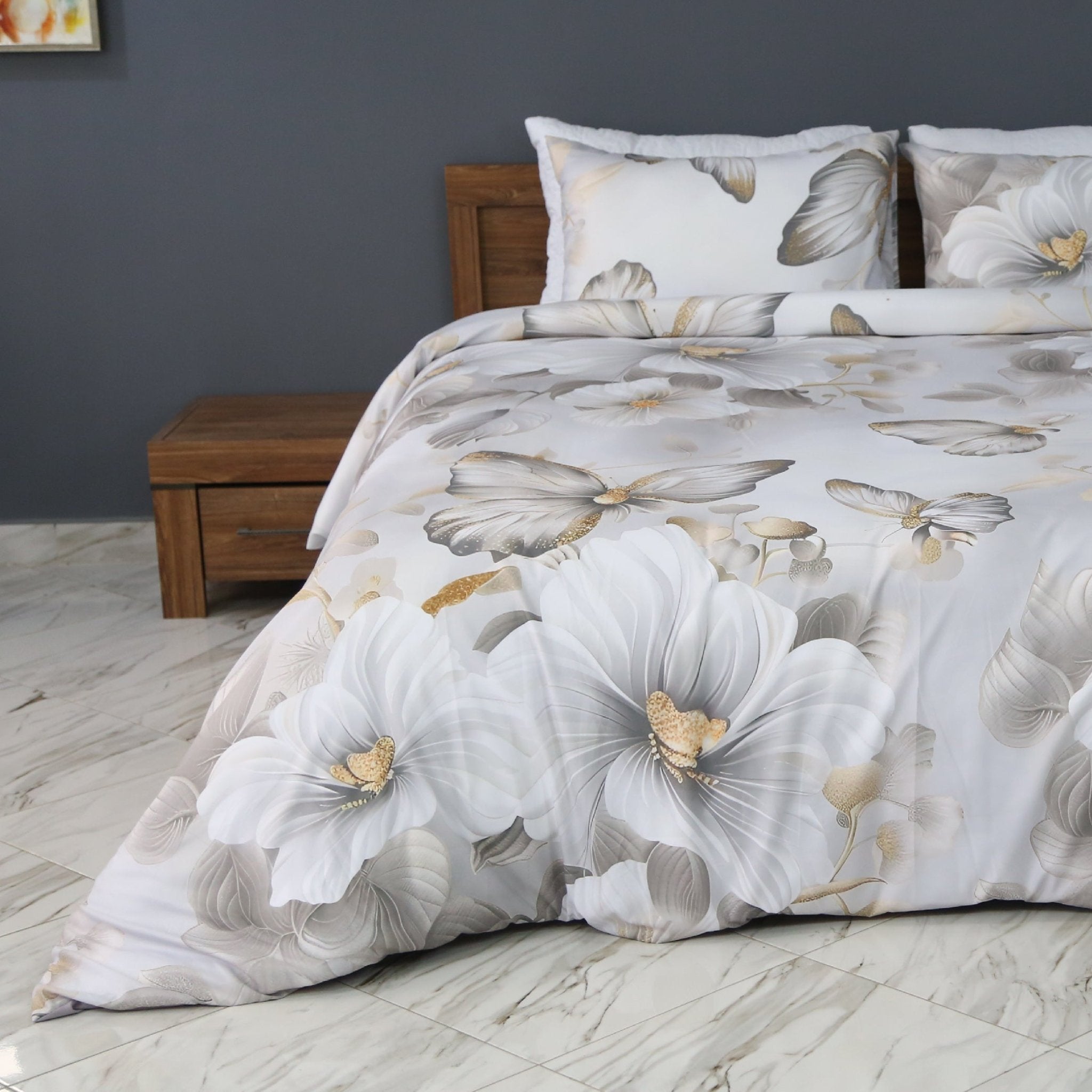 Housse de Couette Double Face Papillon de Lune – Summer Butterfly / Un été, deux ambiances. - Couette & Housse de Couette Dwirty Maroc