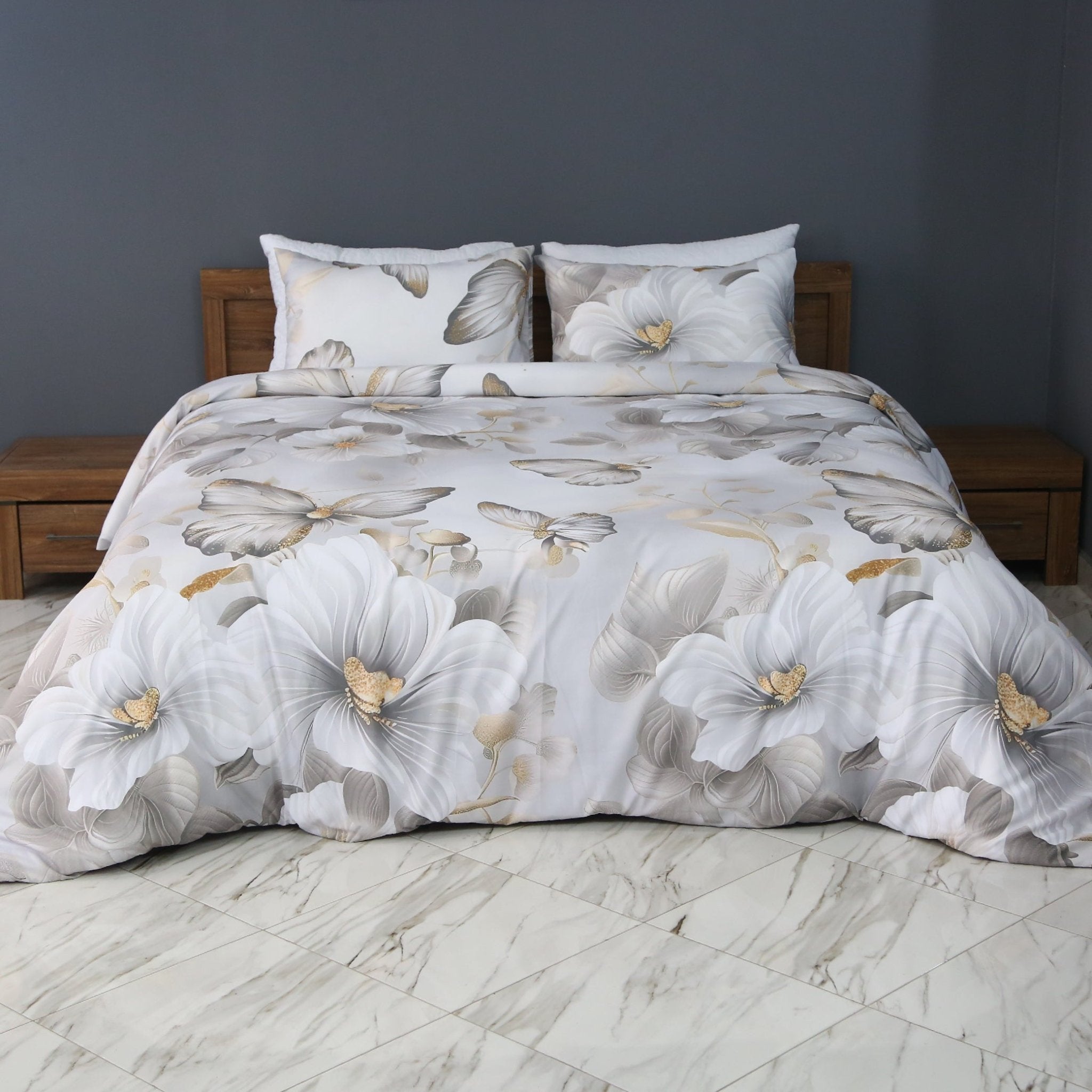 Housse de Couette Double Face Papillon de Lune – Summer Butterfly / Un été, deux ambiances. - Couette & Housse de Couette Dwirty Maroc