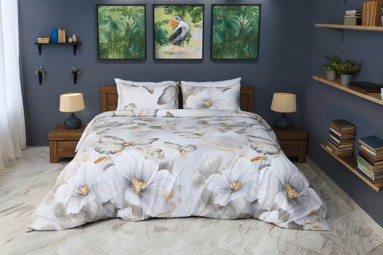 Housse de Couette Double Face Papillon de Lune – Summer Butterfly / Un été, deux ambiances. - Couette & Housse de Couette Dwirty Maroc