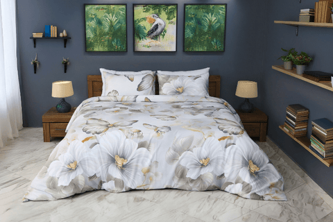 Housse de Couette Double Face Papillon de Lune – Summer Butterfly / Un été, deux ambiances. - Couette & Housse de Couette Dwirty Maroc