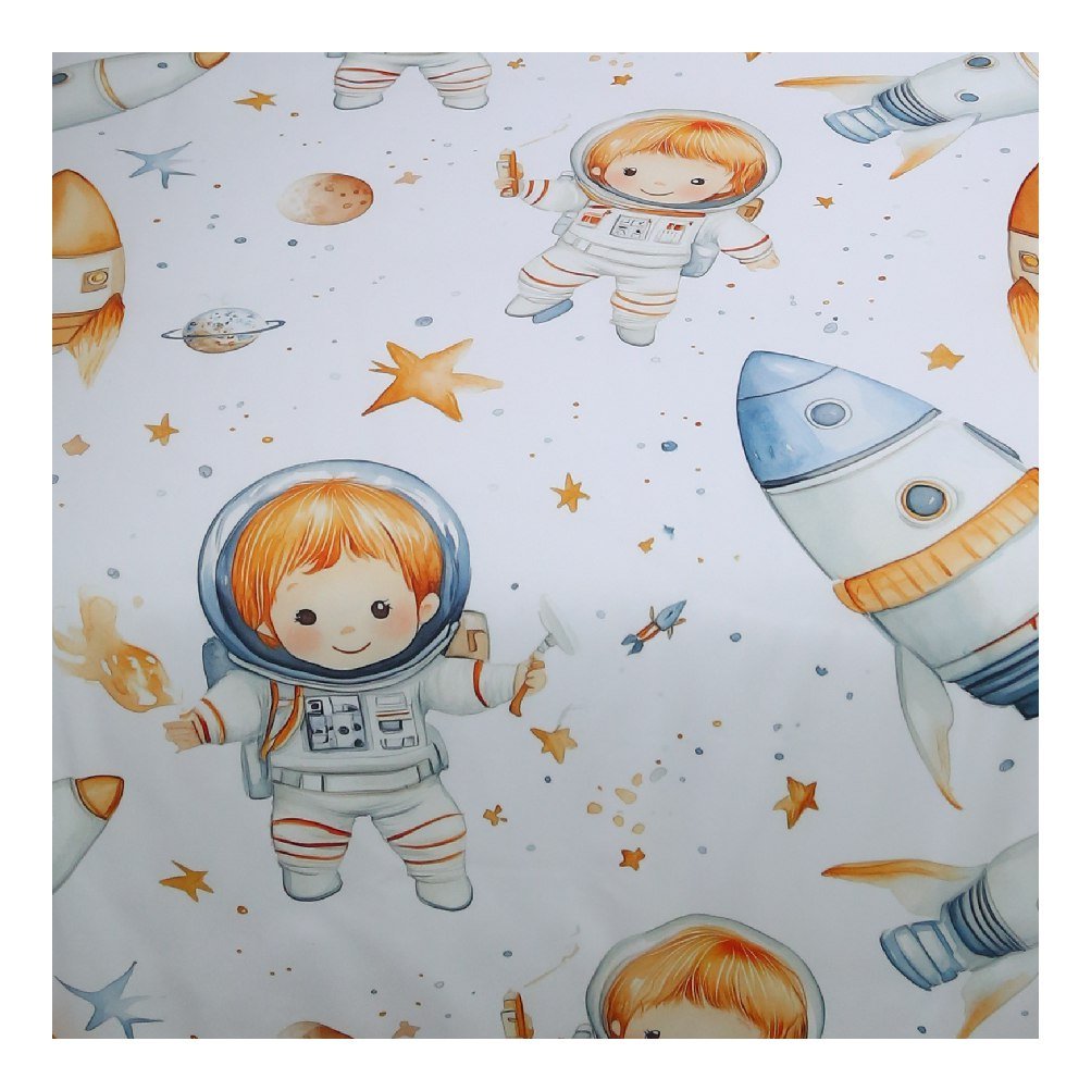 🛏️ Housse de Couette Enfant Mission Dodo – Réversible une place 160x220 cm - Couette & Housse de Couette Dwirty Maroc