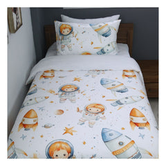 🛏️ Housse de Couette Enfant Mission Dodo – Réversible une place 160x220 cm - Couette & Housse de Couette Dwirty Maroc