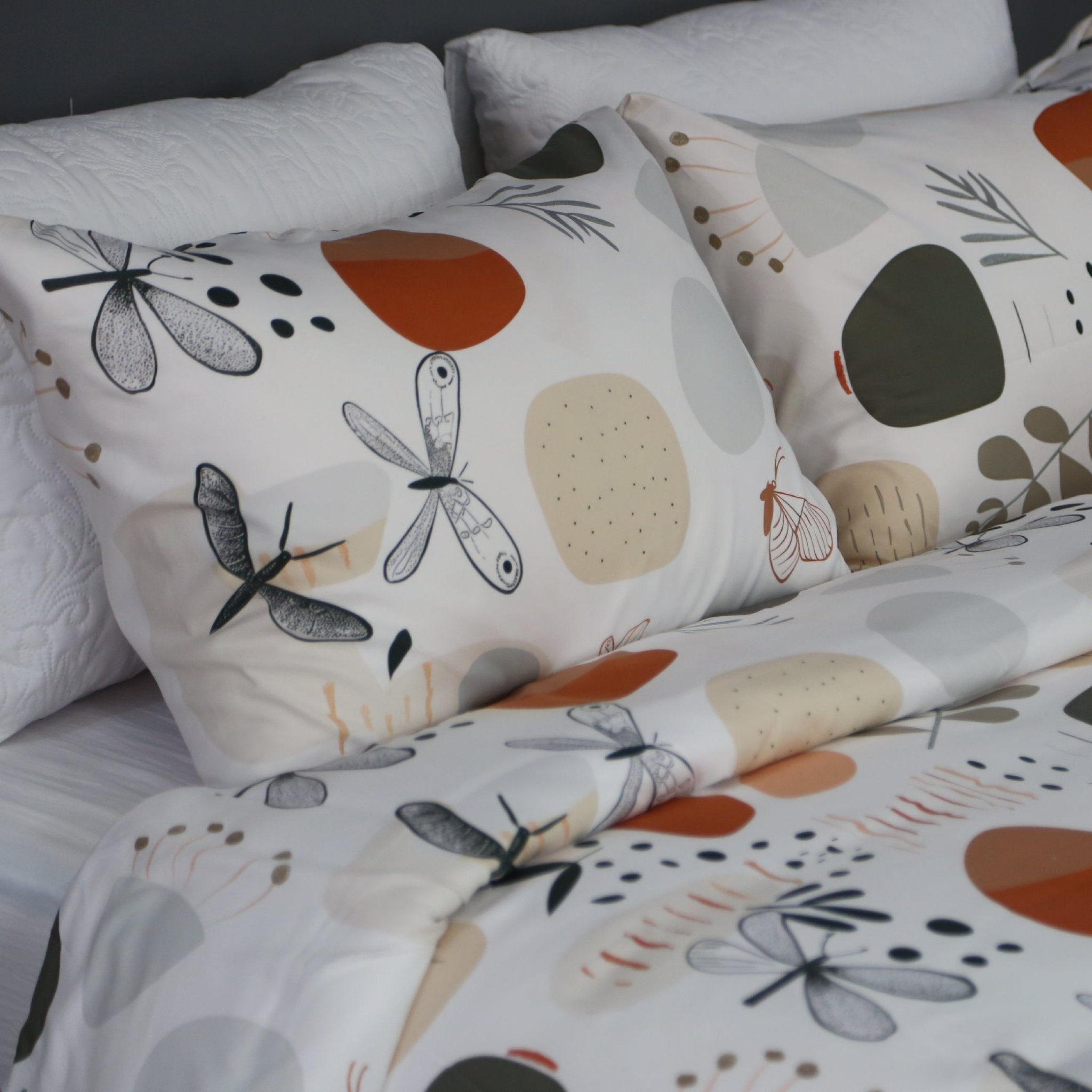 Housse de Couette Équilibre Naturel - Collection Spring Butterfly - Couette & Housse de Couette Dwirty Maroc