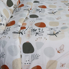 Housse de Couette Équilibre Naturel - Collection Spring Butterfly - Couette & Housse de Couette Dwirty Maroc