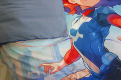 Housse de couette Fille "Aventurière des Aires" + 1TO - 1 Place (160x220 cm) - Collection "Galaxie des Héros" - Couette & Housse de Couette Dwirty Maroc