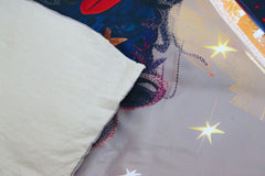 Housse de couette Fille "Gardienne des étoiles" + 1TO - 1 Place (160x220 cm) - Collection "Galaxie des Héros" - Couette & Housse de Couette Dwirty Maroc