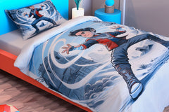 Housse de couette Garçon "Maître de l'air" - + 1TO Offerte - 1 Place(160x220 cm) - Collection "Galaxie des Héros" - Couette & Housse de Couette Dwirty Maroc