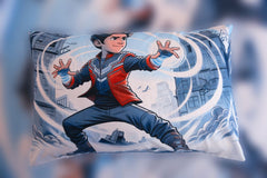 Housse de couette Garçon "Maître de l'air" - + 1TO Offerte - 1 Place(160x220 cm) - Collection "Galaxie des Héros" - Couette & Housse de Couette Dwirty Maroc