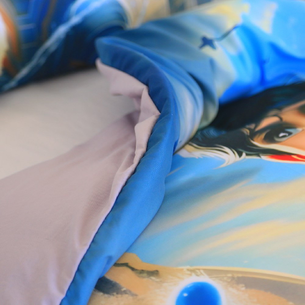 Housse de couette Garçon "Maître de l'eau"+ 1TO Offerte - 1 Place(160x220 cm) - Collection "Galaxie des Héros" - Couette & Housse de Couette Dwirty Maroc