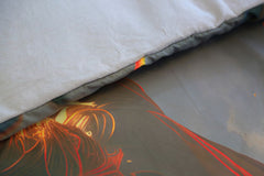 Housse de couette Garçon "Maître Du Magma" + 1TO Offerte - 1 Place(160x220 cm) - Collection "Galaxie des Héros" - Couette & Housse de Couette Dwirty Maroc