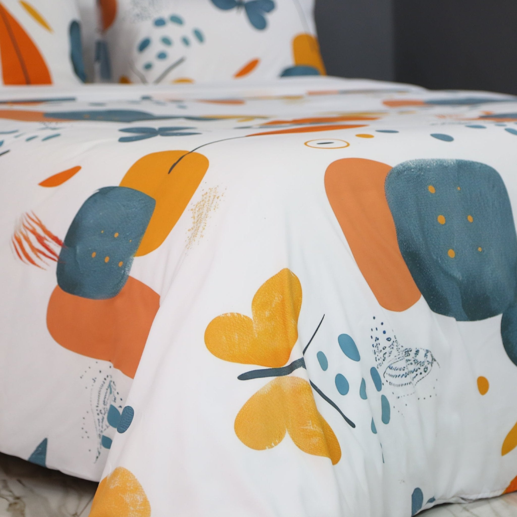 Housse de Couette Papillon Pop - Collection Spring Butterfly - Couette & Housse de Couette Dwirty Maroc