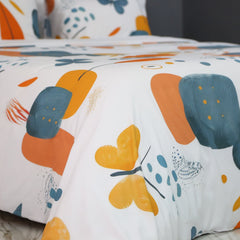 Housse de Couette Papillon Pop - Collection Spring Butterfly - Couette & Housse de Couette Dwirty Maroc