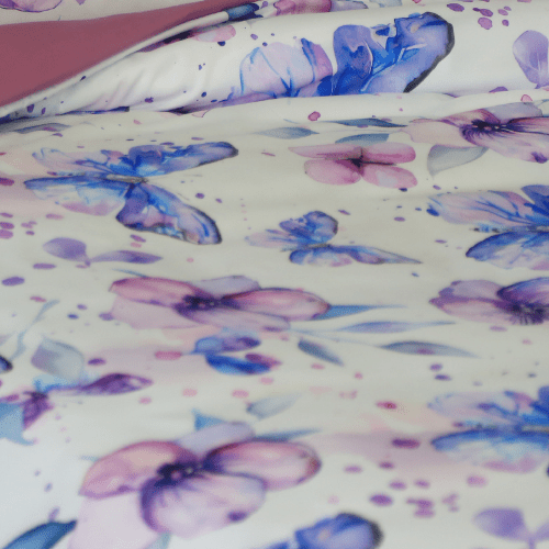 Housse de Couette "Papillons Nocturnes" – Spring Butterfly 2025 🦋 - Couette & Housse de Couette Dwirty Maroc