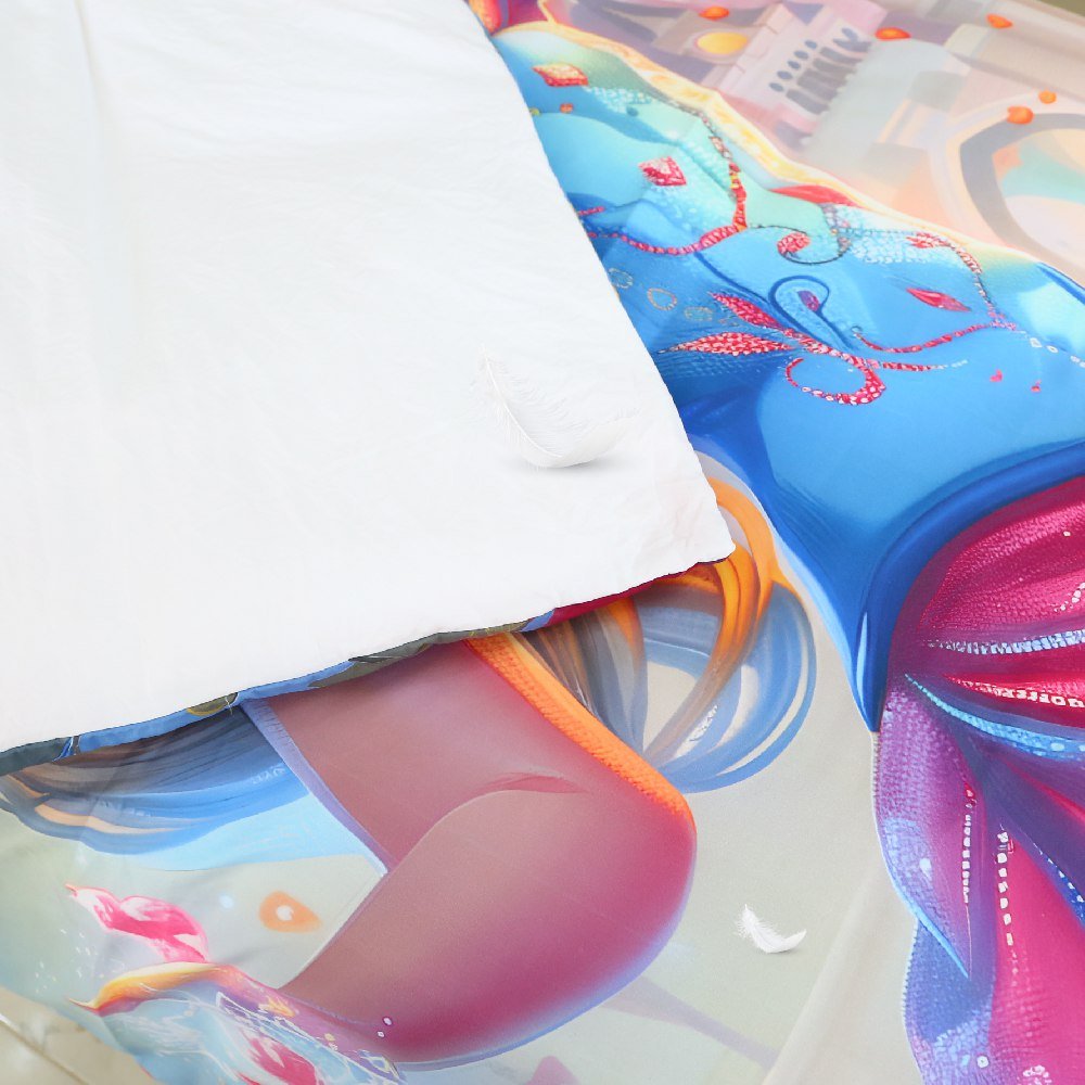 🎀 Housse de Couette "Princesse des Fleurs" - Collection Ma Petite Princesse 🌸 - Couette & Housse de Couette Dwirty Maroc