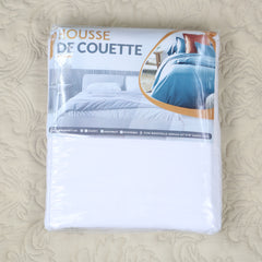Housse de Couette Blanche + Taies d’Oreiller Offertes // Doux & Antiallérgique