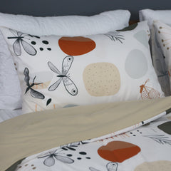 Housse de Couette Équilibre Naturel - Collection Spring Butterfly