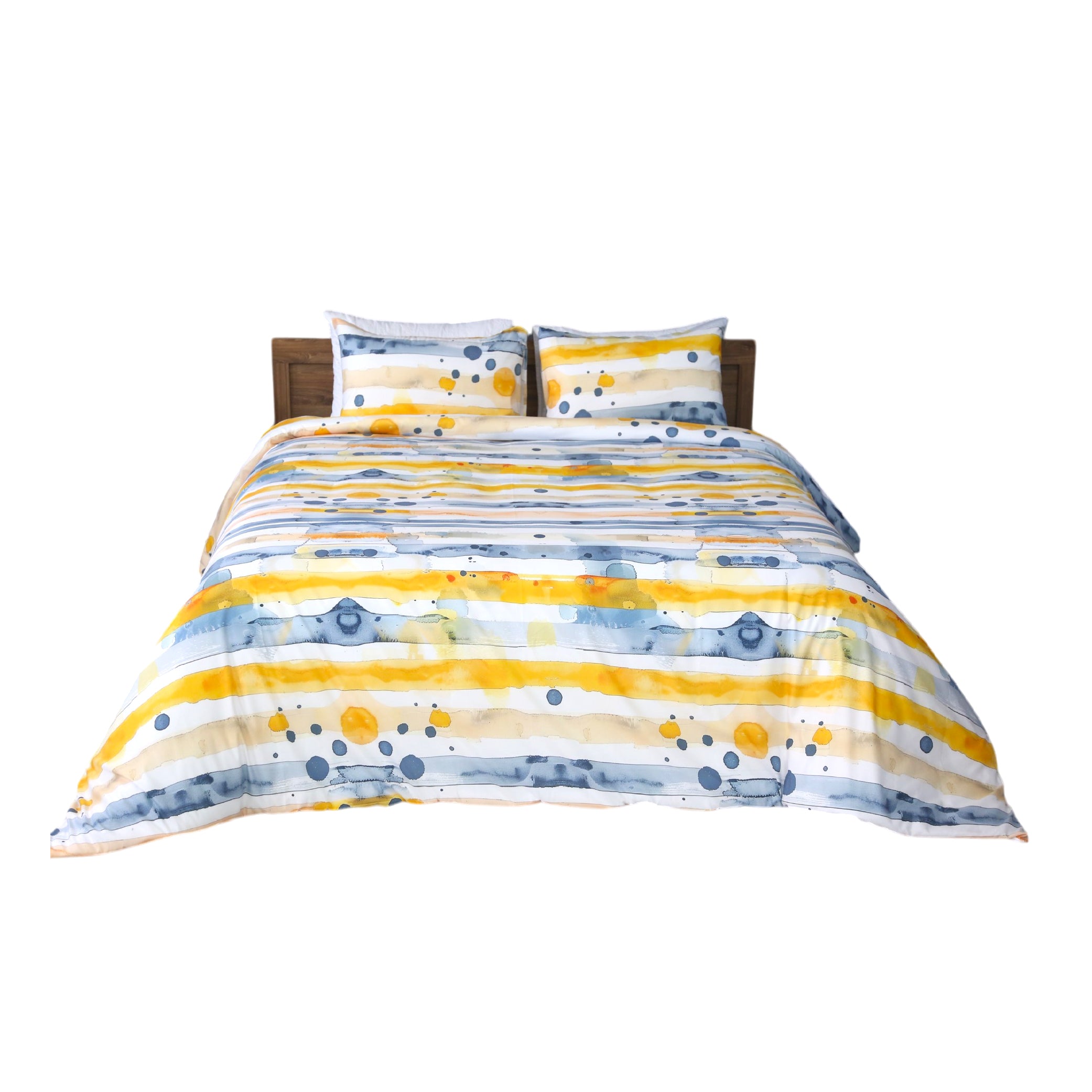Housse de Couette Double Face "Ciel en Couleurs"  -Doux & Antiallergique - + Taie d'oreiller Offert