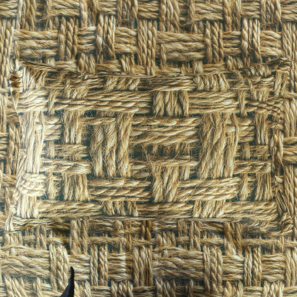 Housse de Couette Raphia Vintage -  L’élégance tissée par la nature