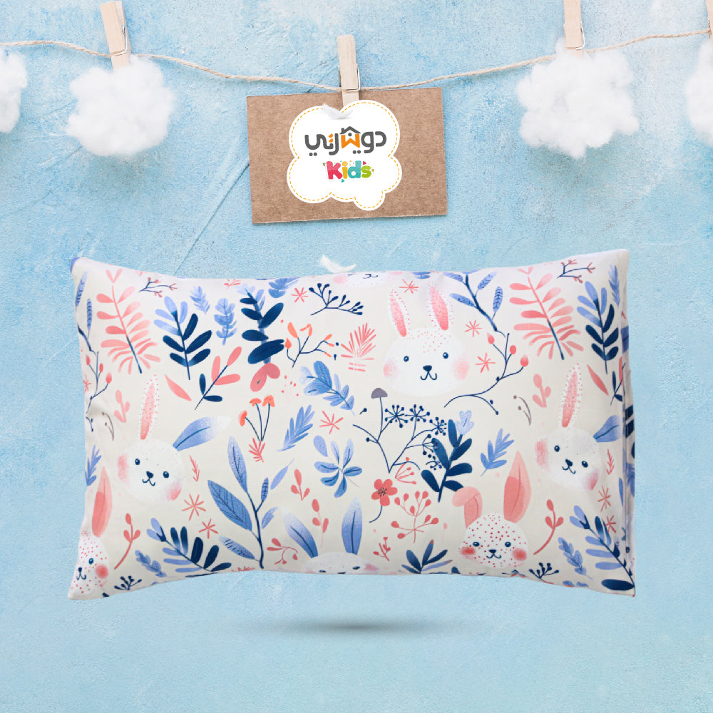 🍄 Housse de Couette Bébé Premium Double Face "Câlins Lapins" (Housse -115x130cm- + 1 TO -30x50 cm-) - Un Luxe pour Votre Bébé 🍄// Collection 'Berçeaux de Rêves' ! ✨