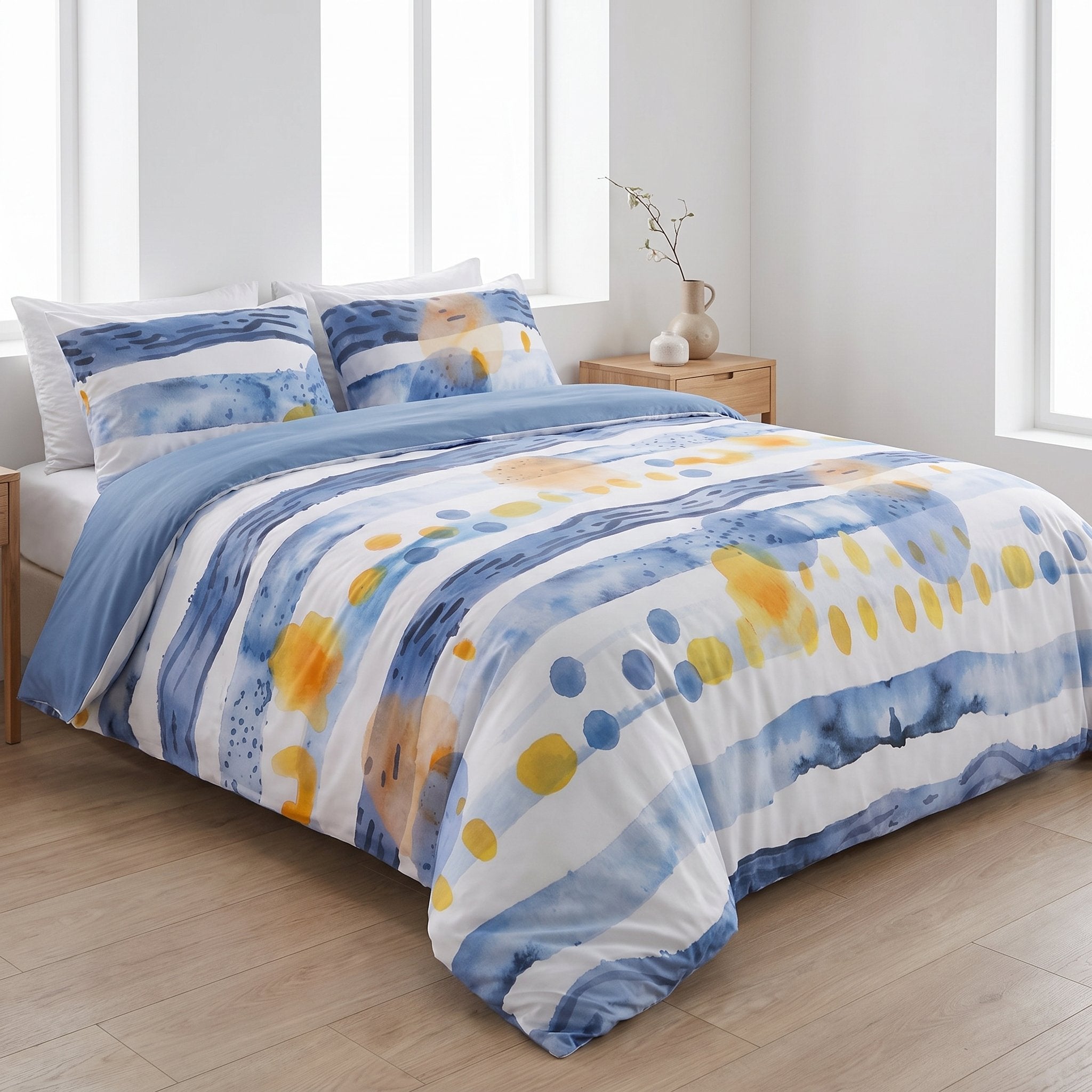 Housse de couette double face Ciel d’Azur