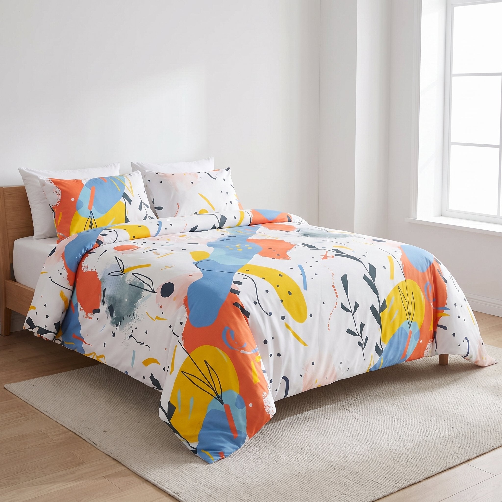 Housse de couette double face Palette en Liberté