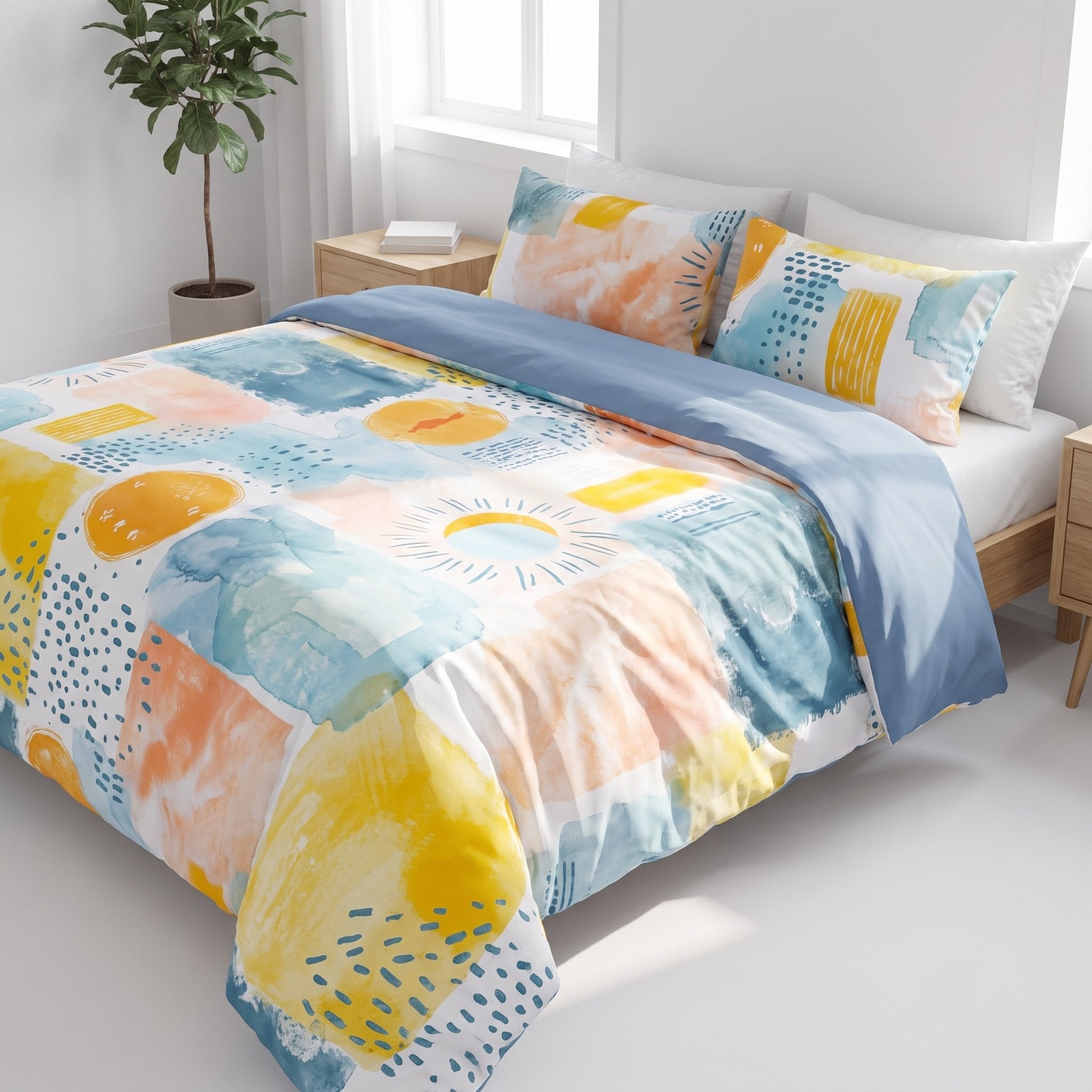 Housse de couette double face Fusion Créative