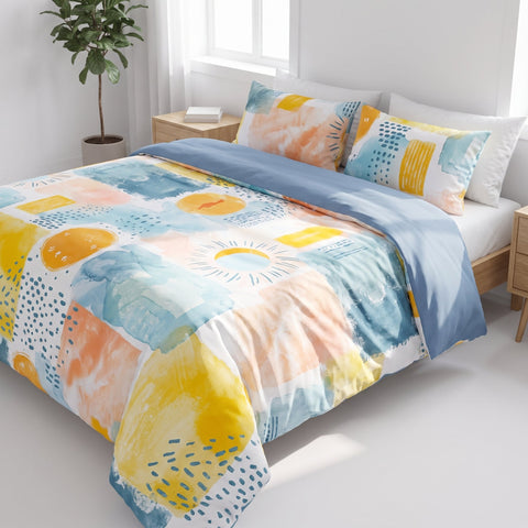 Housse de couette double face Fusion Créative