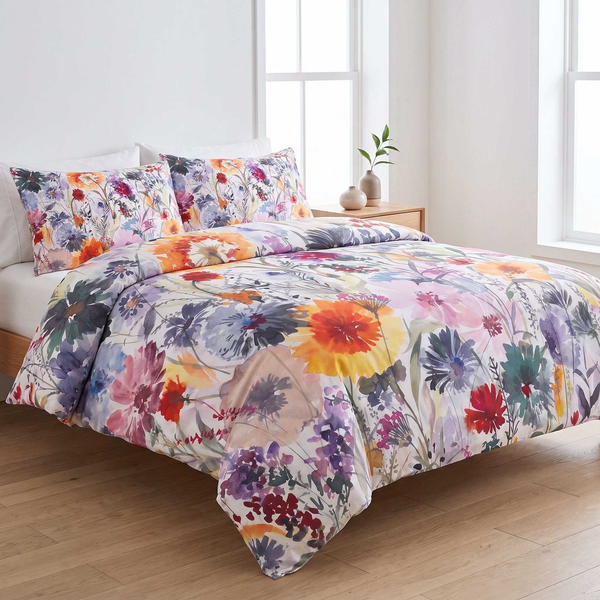 Housse de couette double face Saturn + taie offerte
