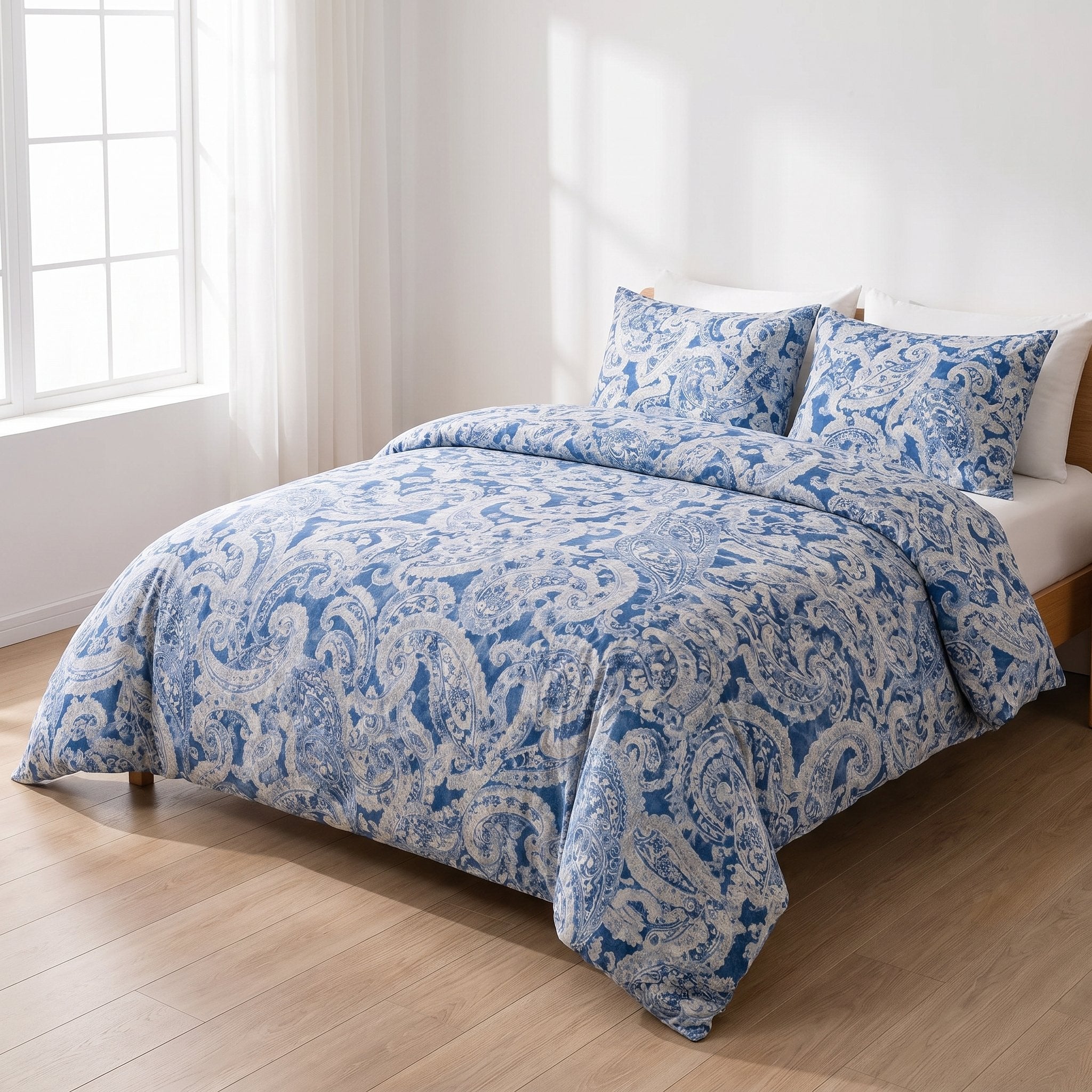 Housse de couette double face Neptune + taie offerte