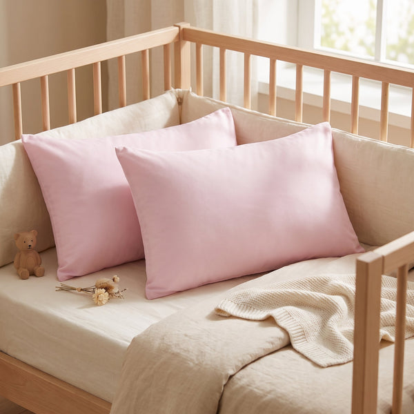 Taies bébé 30×50 (5 coloris, 2ème offert)