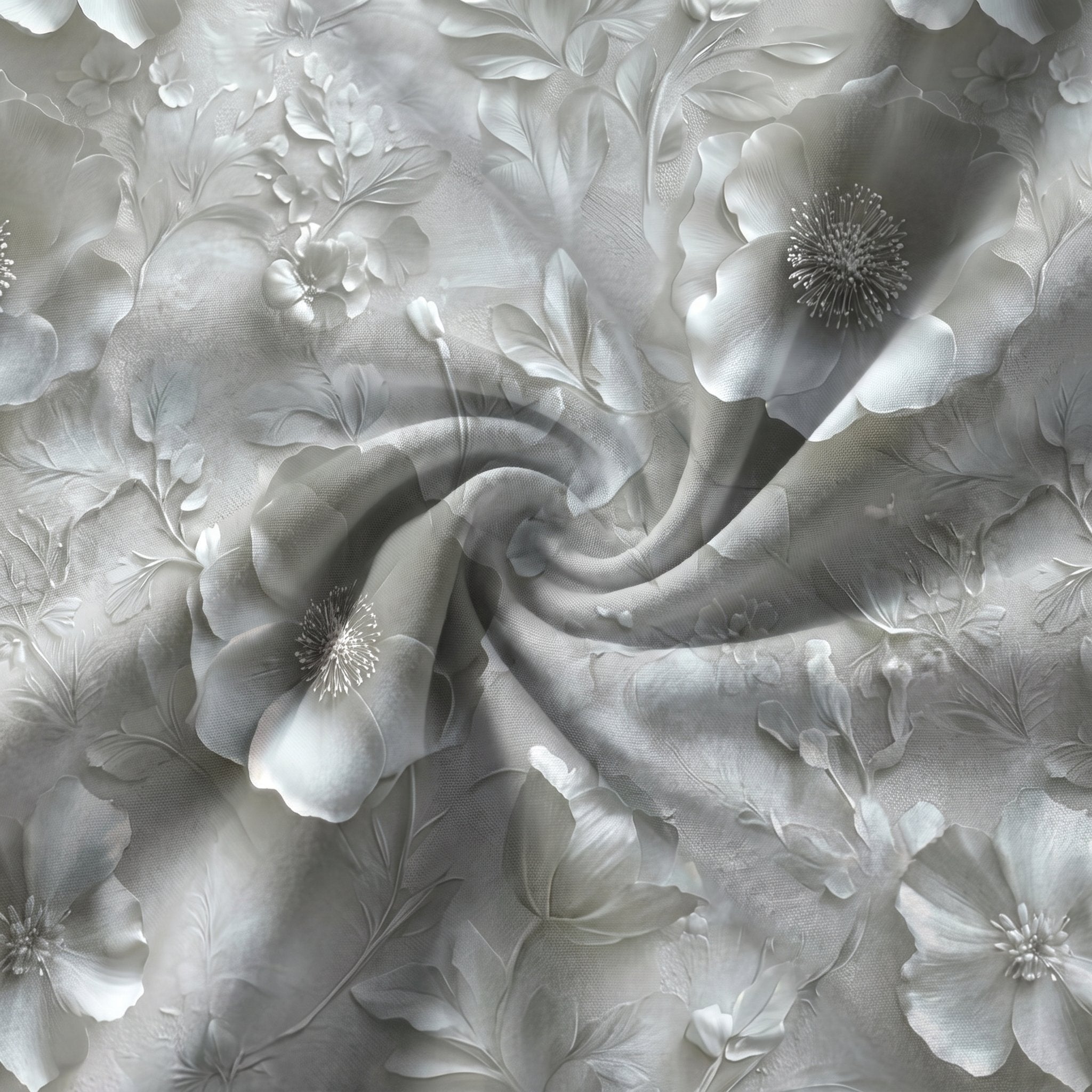 Taies d’oreiller imprimées Silver Blossom 50×70 (lot de 2)