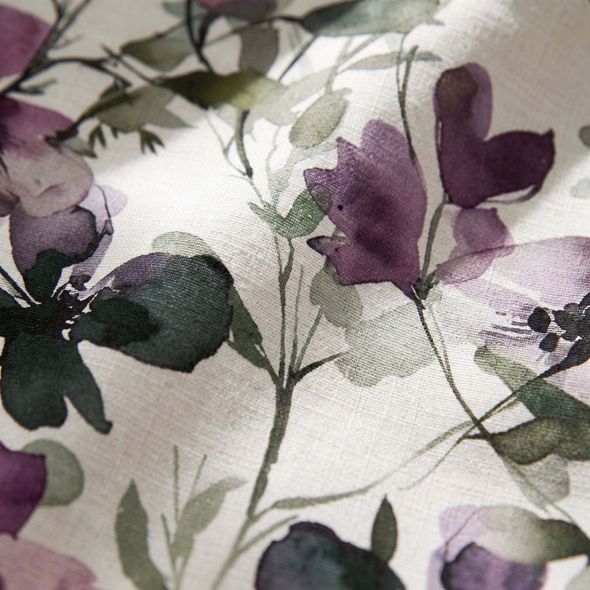 Taies d’oreiller imprimées Jardin Mauve 50×70 (lot de 2)