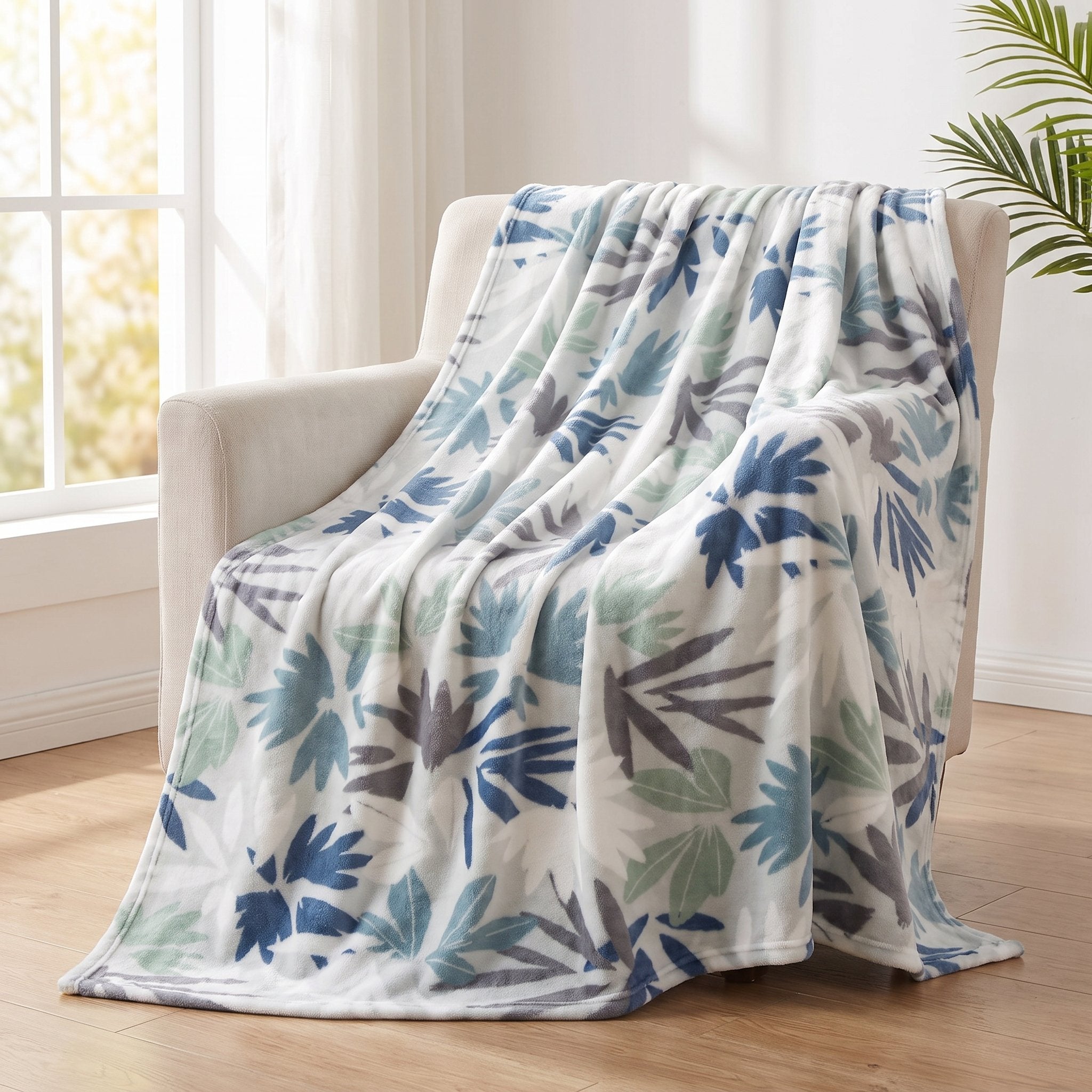 Couverture flanelle imprimée Warda