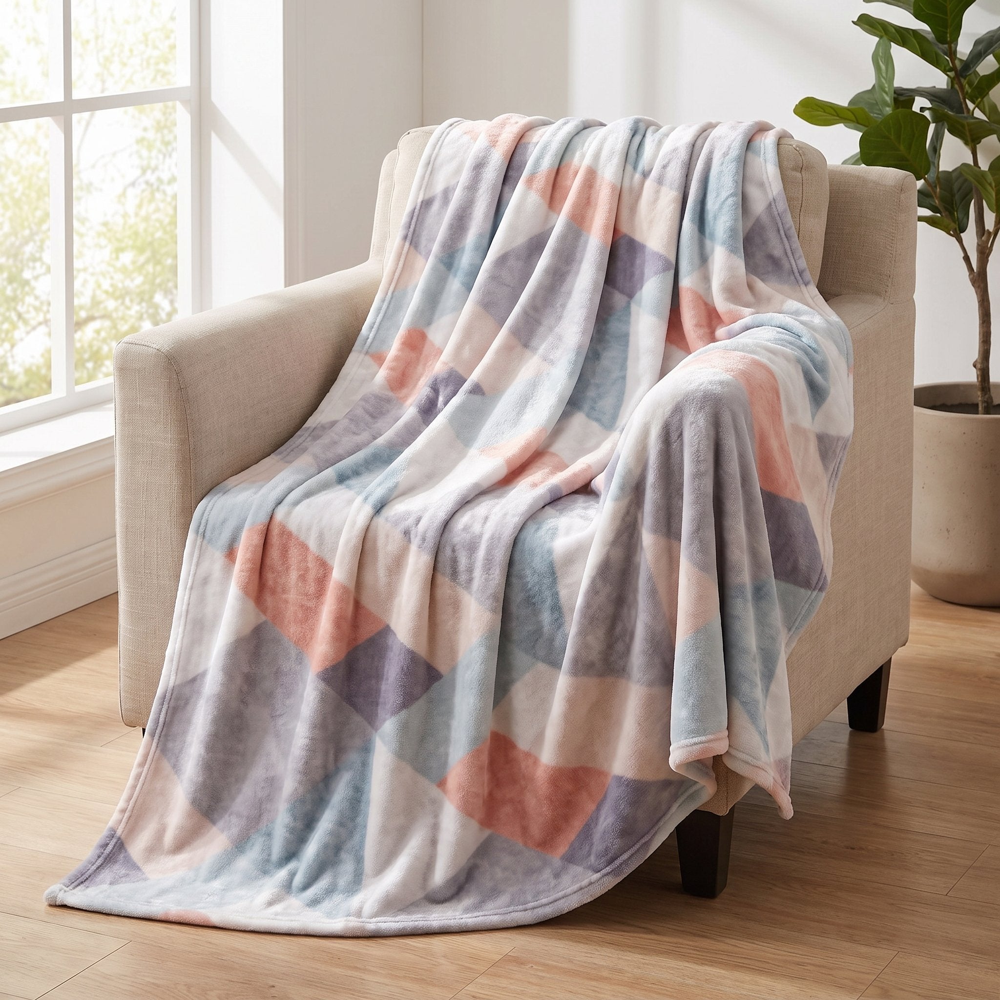 Couverture flanelle imprimée Tradi