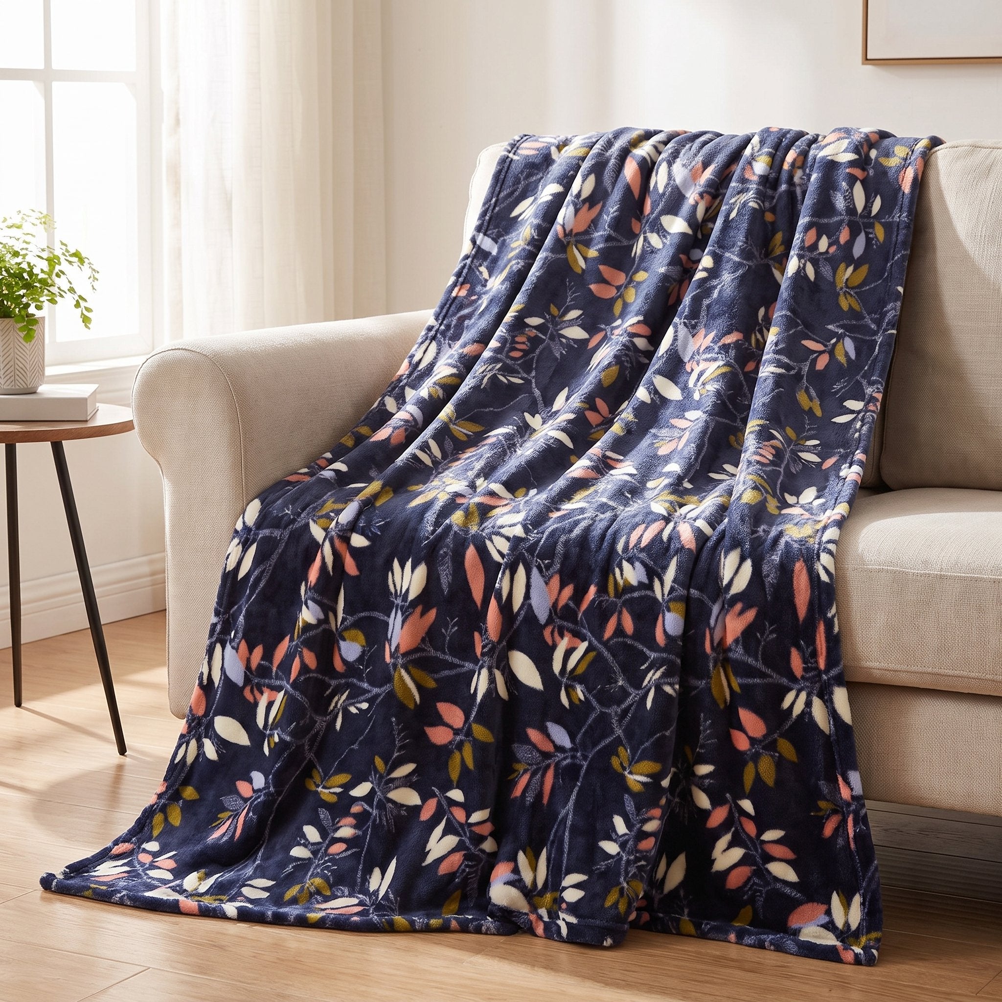 Couverture flanelle imprimée Salma