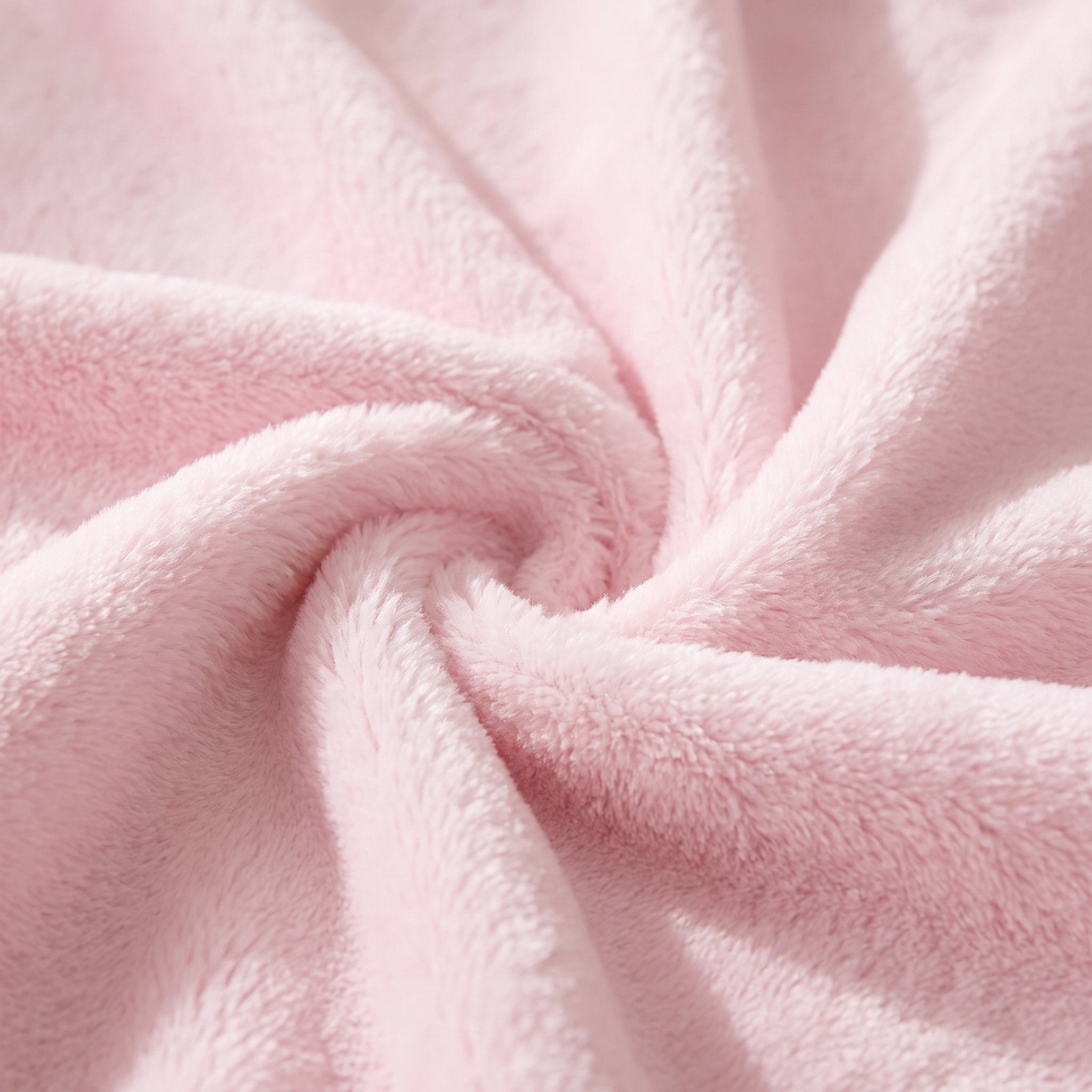 Couverture flanelle unie Rose (chaude C++)