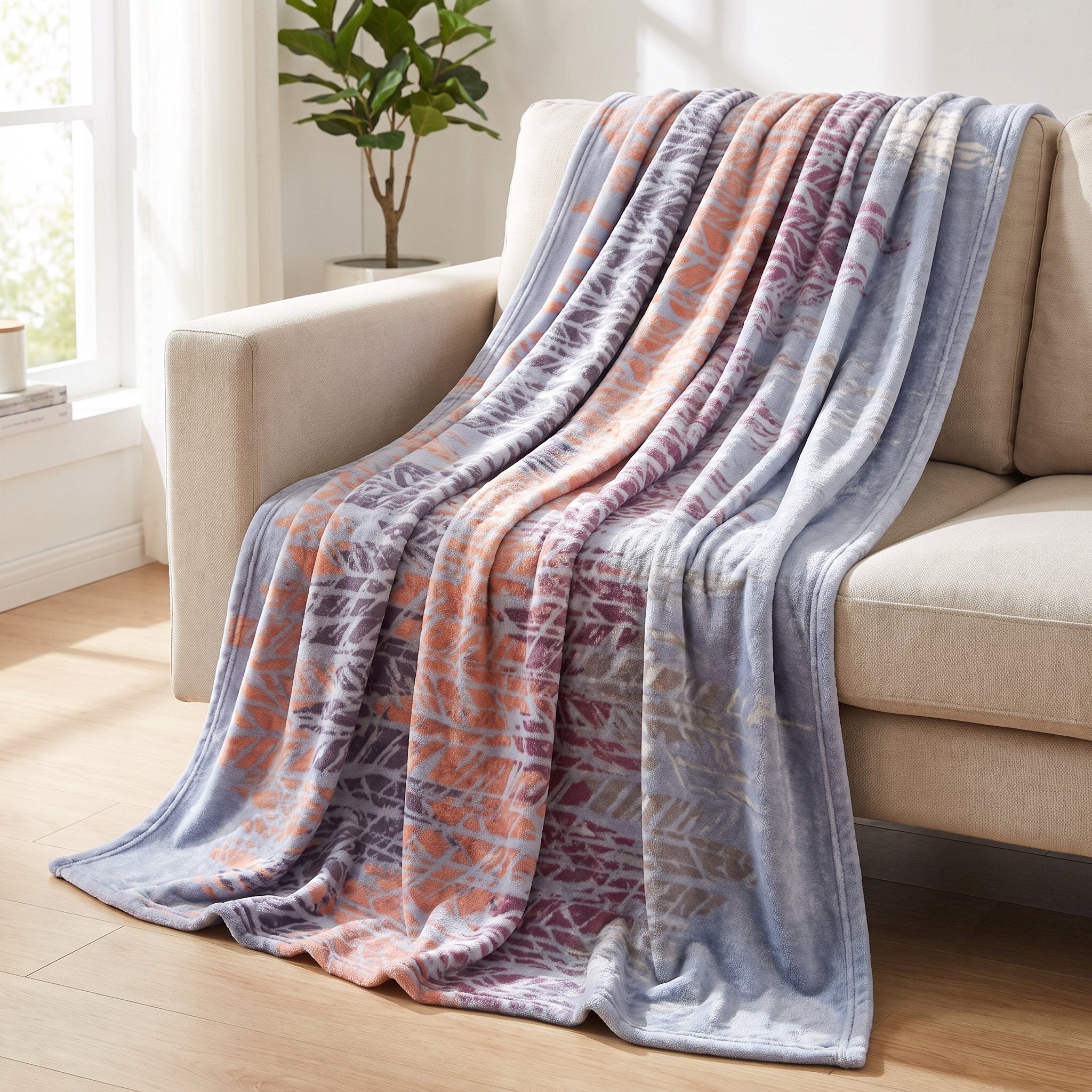 Couverture flanelle imprimée Cashmir