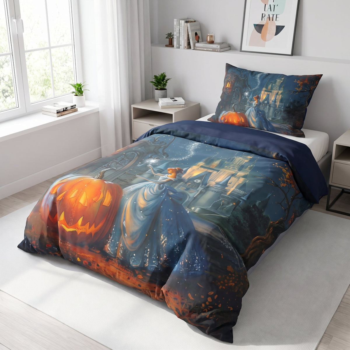Housse de couette enfant Princesse Conte de Fées 160×220 – Dwirty