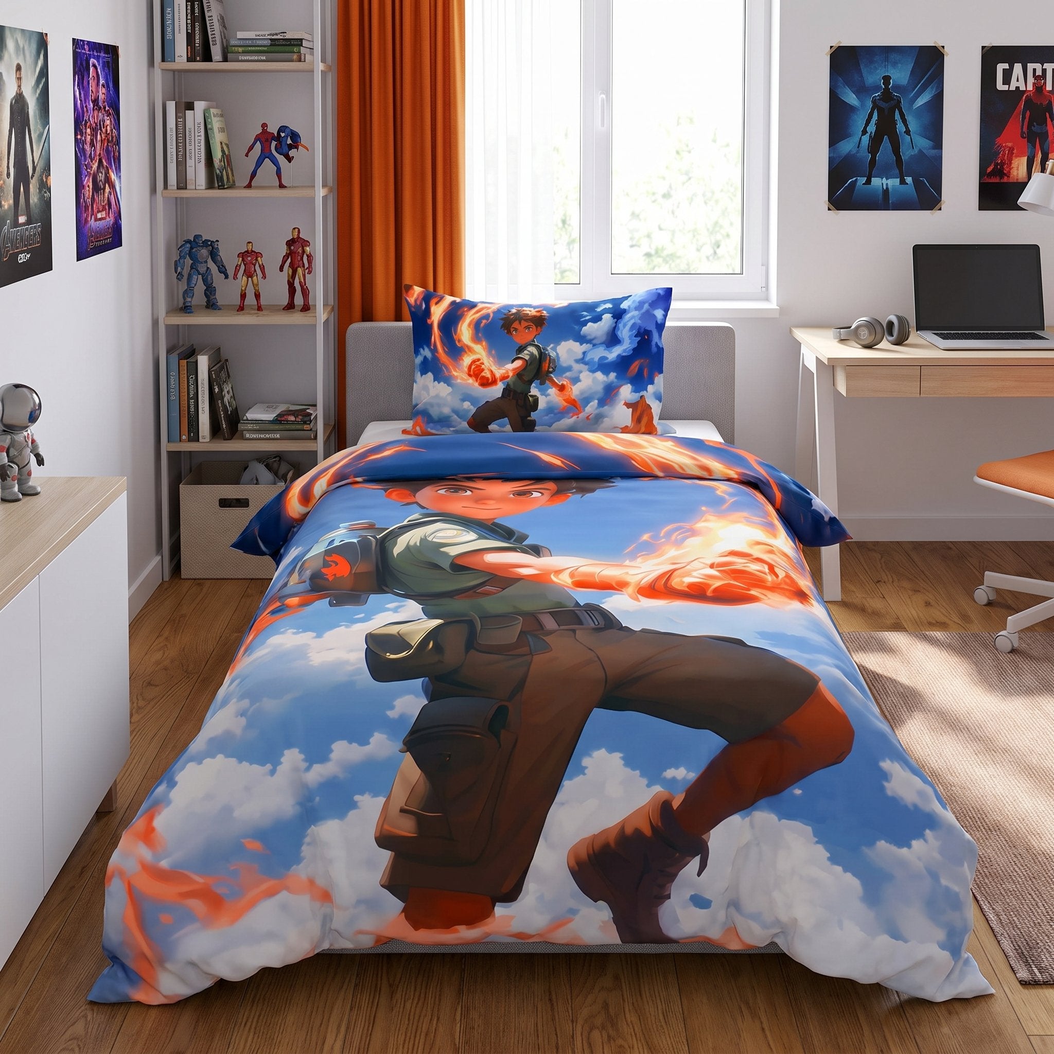 Housse de couette enfant Maître du Feu 160×220 – Dwirty