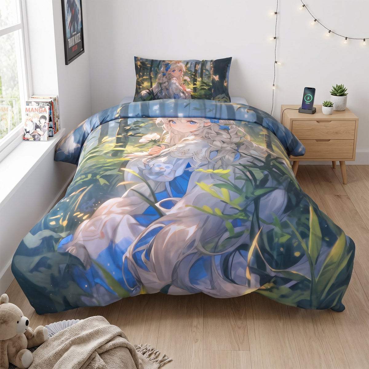 Housse de couette enfant Reines des Papillons 160×220 - Dwirty