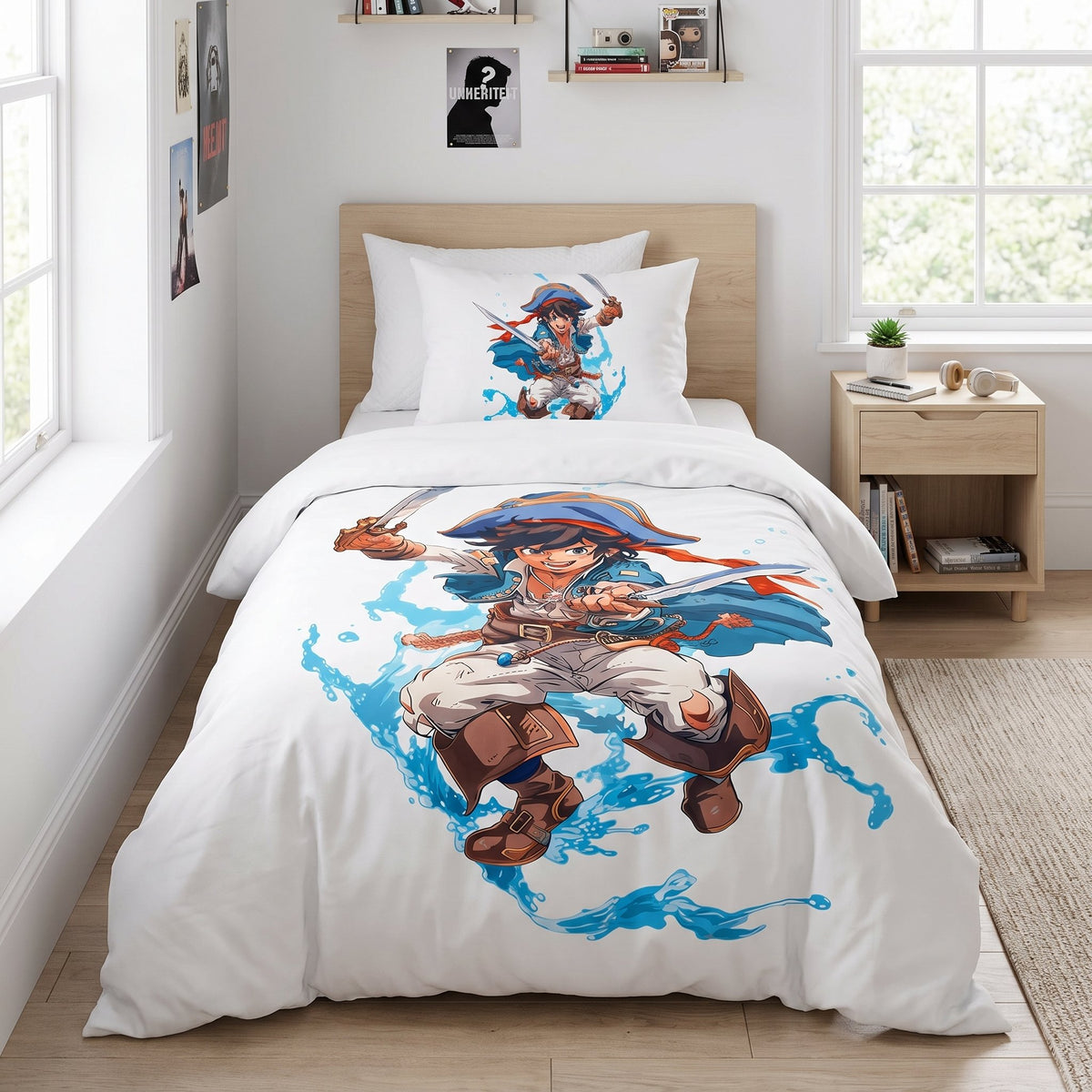 Housse de couette enfant Explorateur des Mers 160×220 – Dwirty